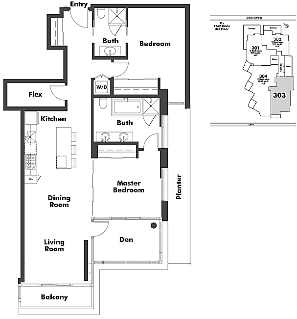 Floor plan 303