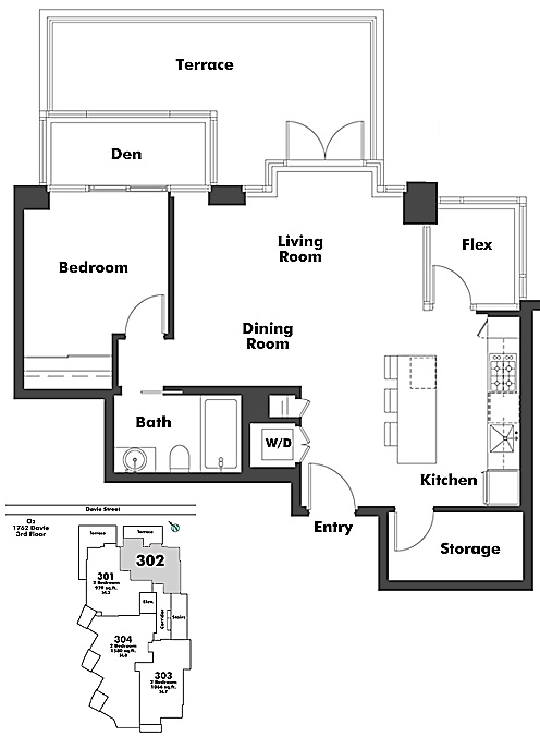 Floor plan 302