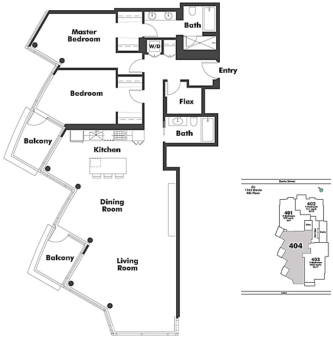 Floor plan 404