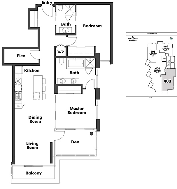 Floor plan 403