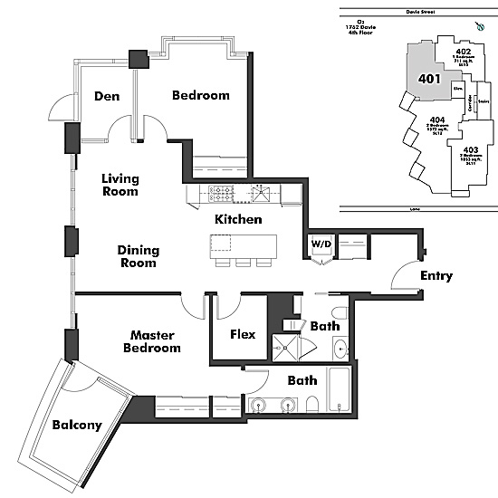 Floor plan 401