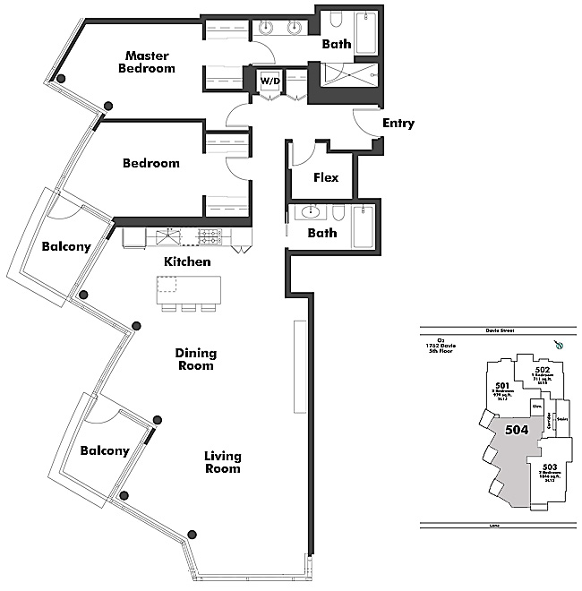 Floor plan 504