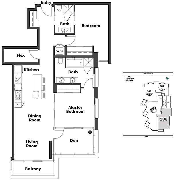 Floor plan 503