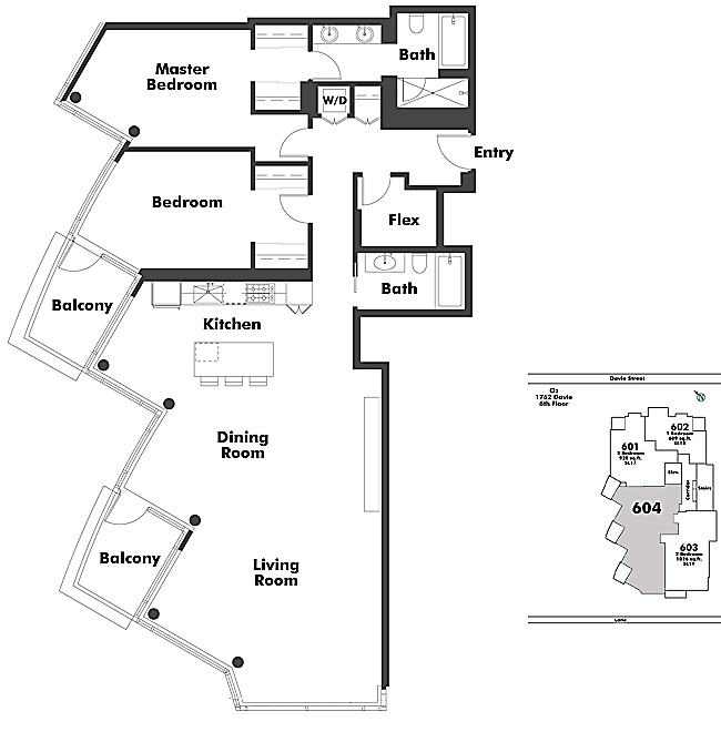 Floor plan 604