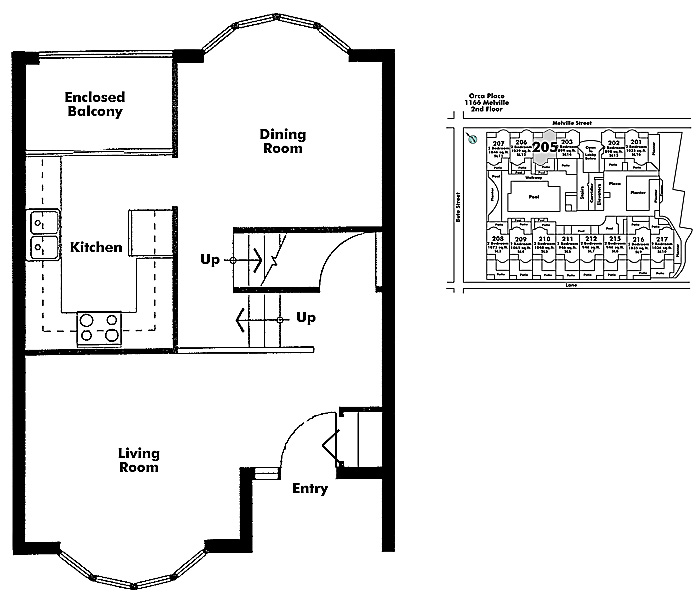 Floor plan 205