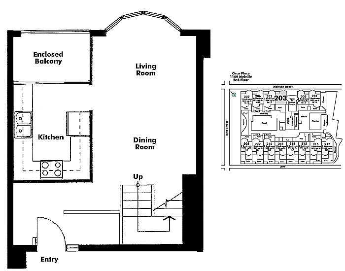Floor plan 203