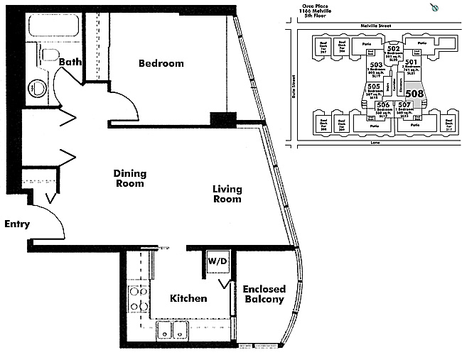 Floor plan 508