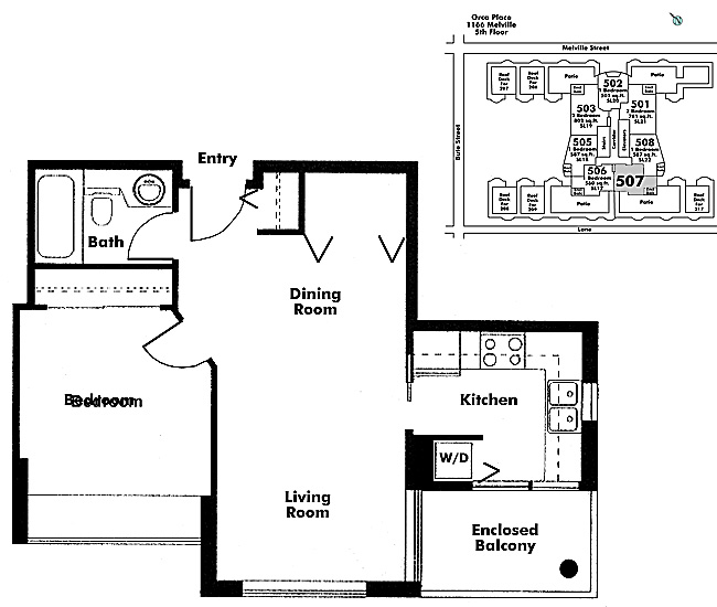 Floor plan 507