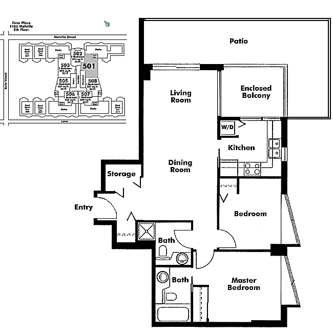 Floor plan 501