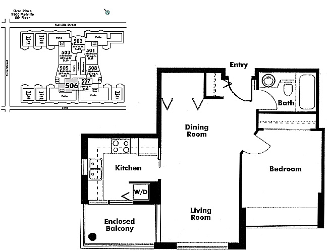 Floor plan 506