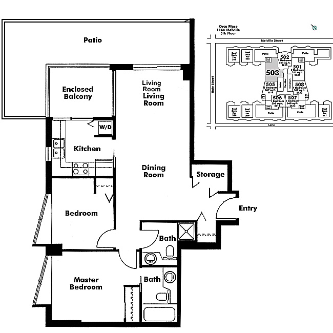Floor plan 503