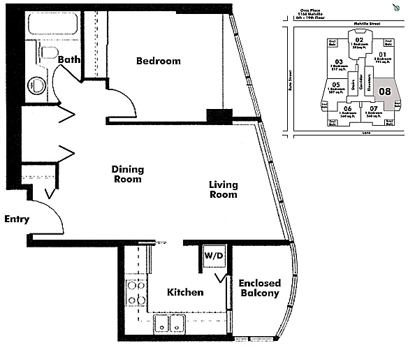 Floor plan 708