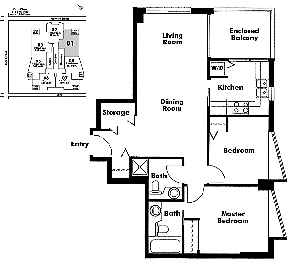 Floor plan 901