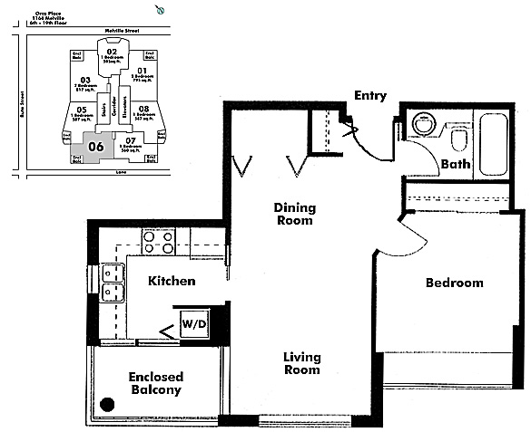 Floor plan 806