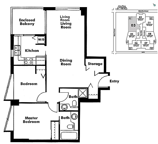 Floor plan 803