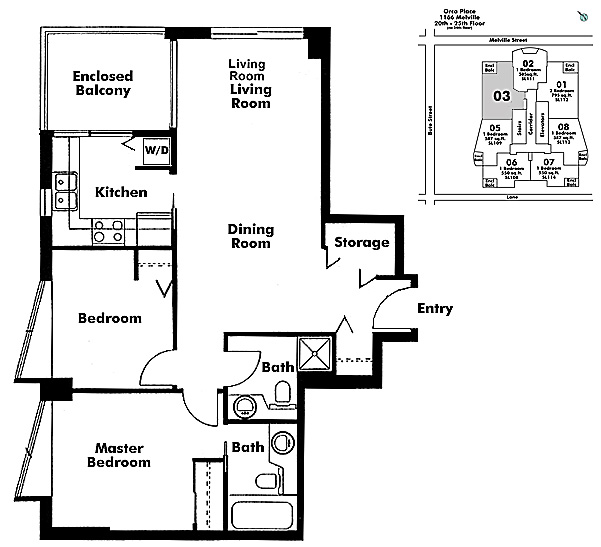 Floor plan 2303