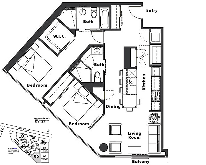 Floor plan 206