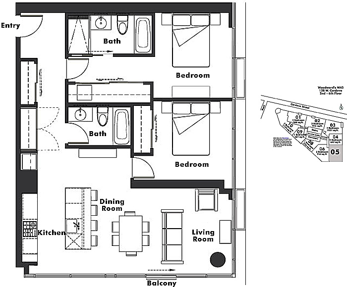 Floor plan 305