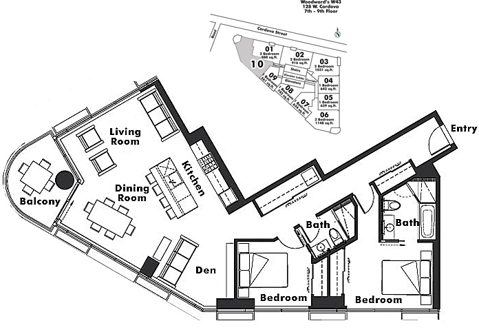 Floor plan 710