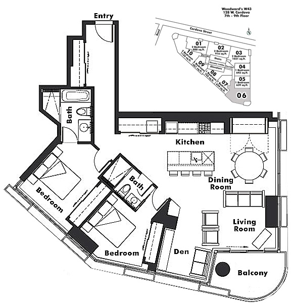 Floor plan 706