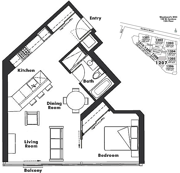 Floor plan 1207
