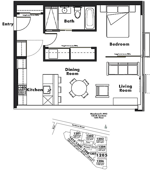 Floor plan 1205
