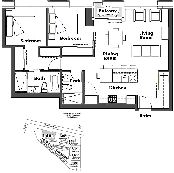 Floor plan 1401