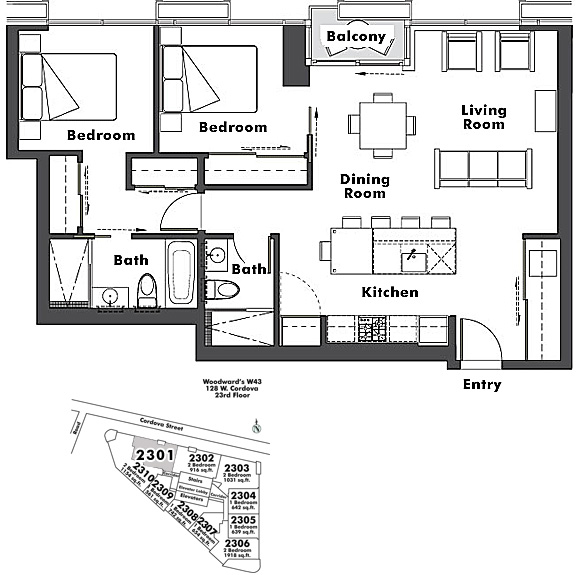 Floor plan 2301