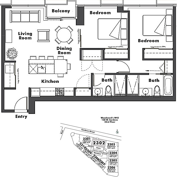 Floor plan 2302