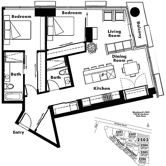 Floor plan 2503
