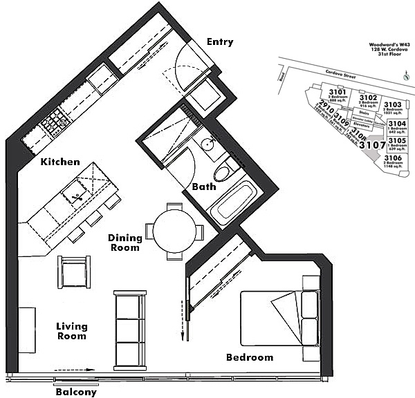 Floor plan 3107