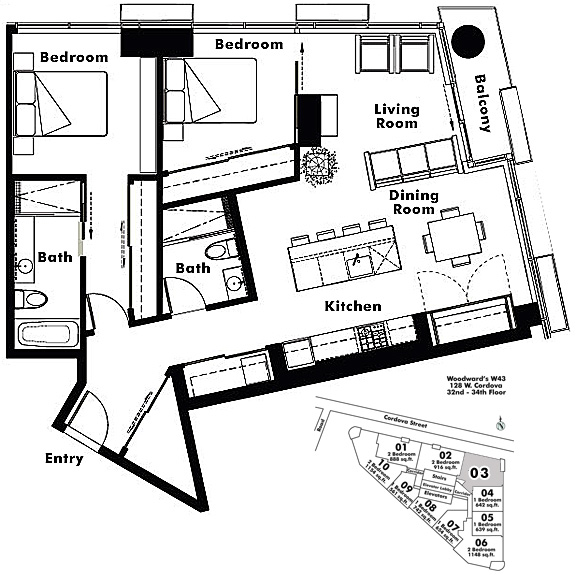 Floor plan 3203