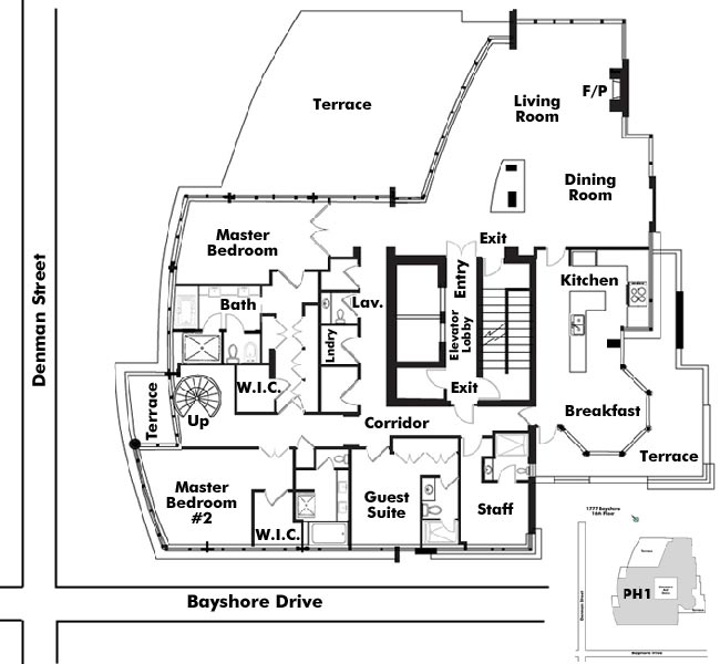 Floor plan PH1