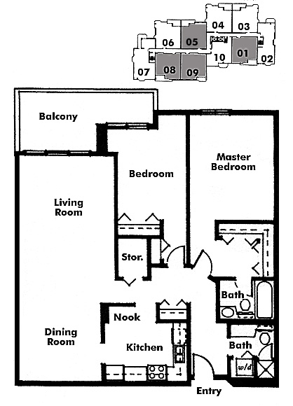 Floor plan 601
