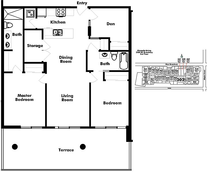 Floor plan 302