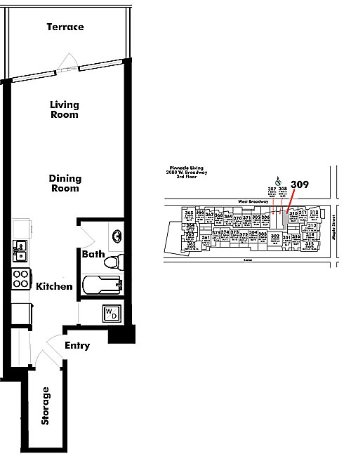 Floor plan 309