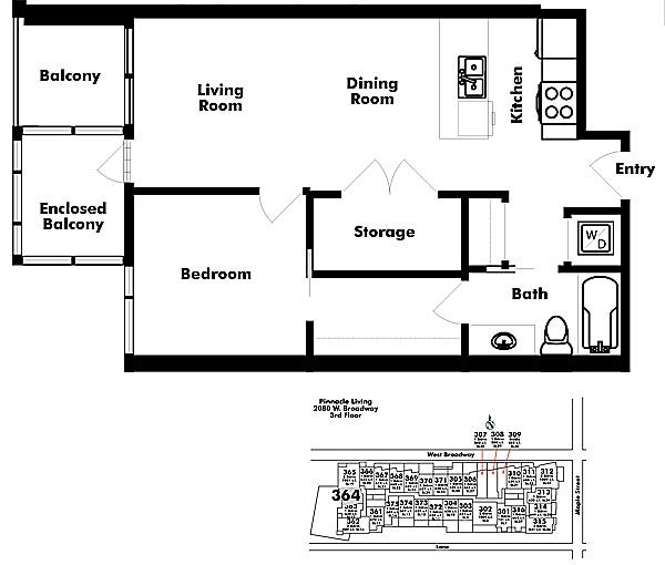 Floor plan 364