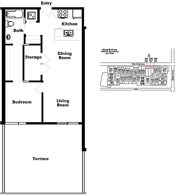Floor plan 303