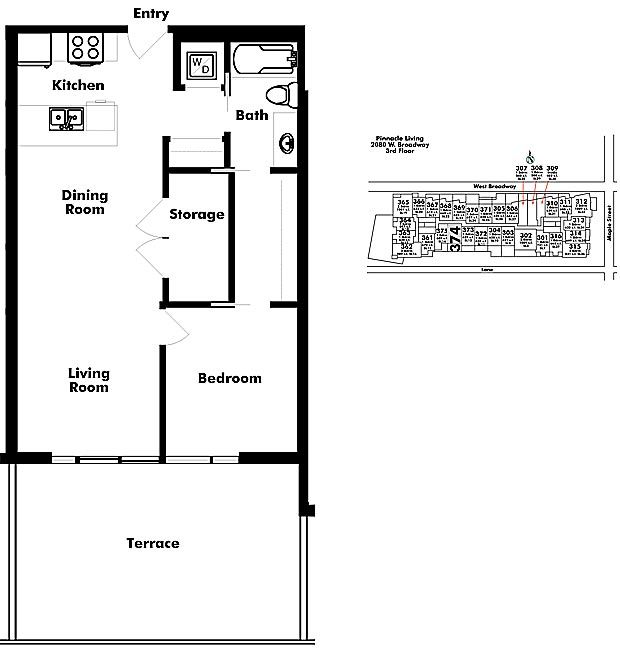 Floor plan 374