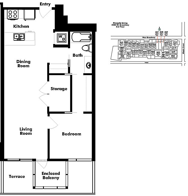Floor plan 301