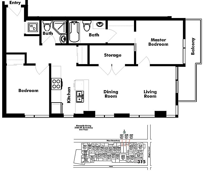 Floor plan 315
