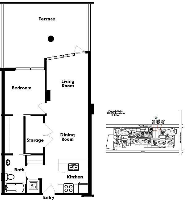 Floor plan 306