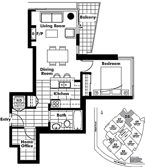 Floor plan 708