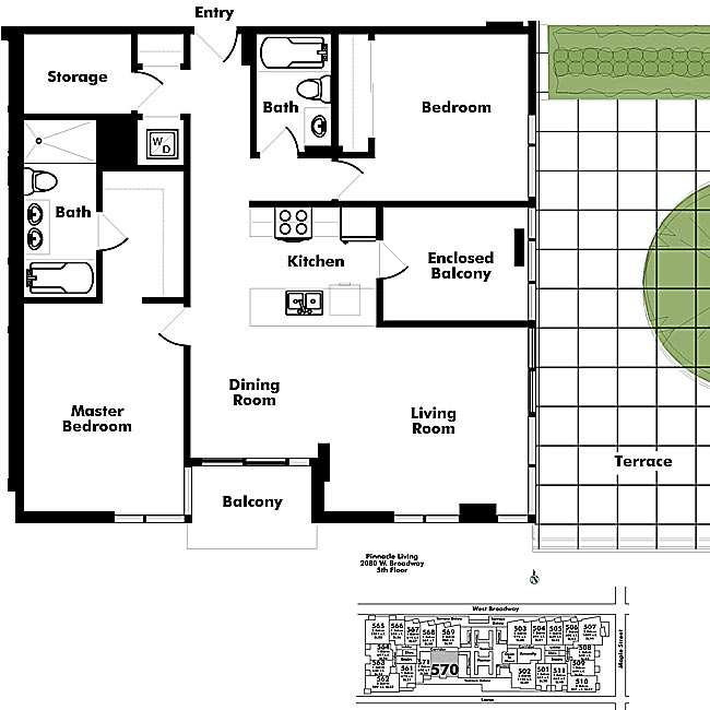 Floor plan 570