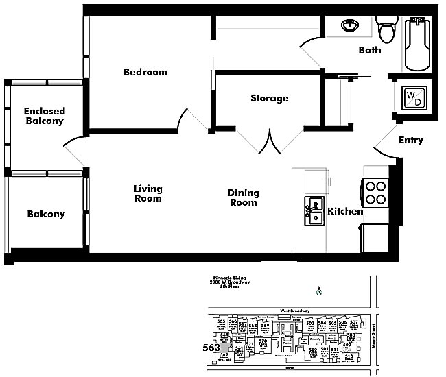 Floor plan 563