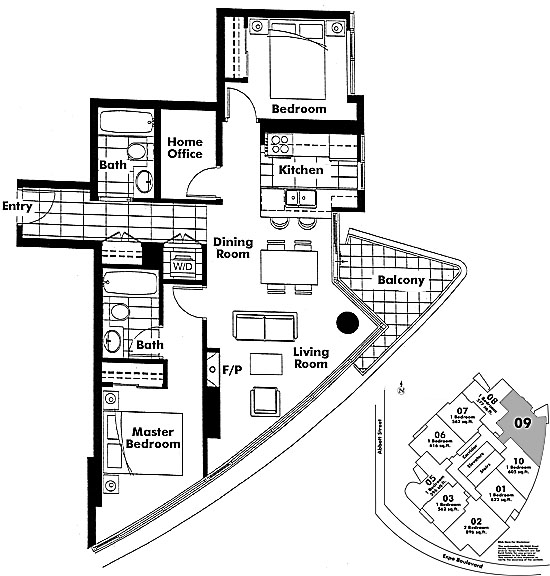 Floor plan 809