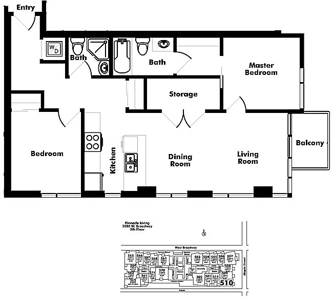 Floor plan 510