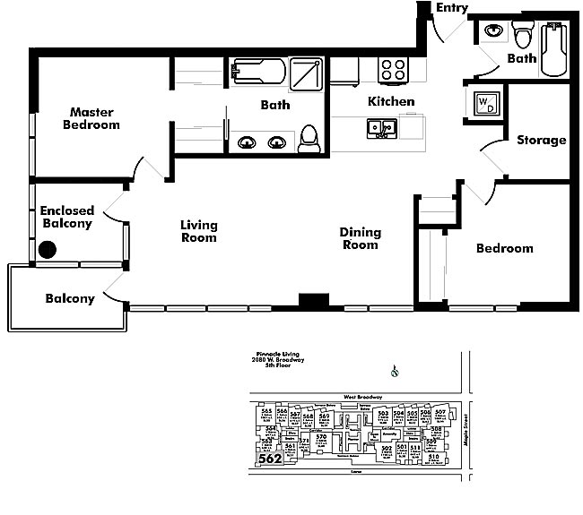 Floor plan 562