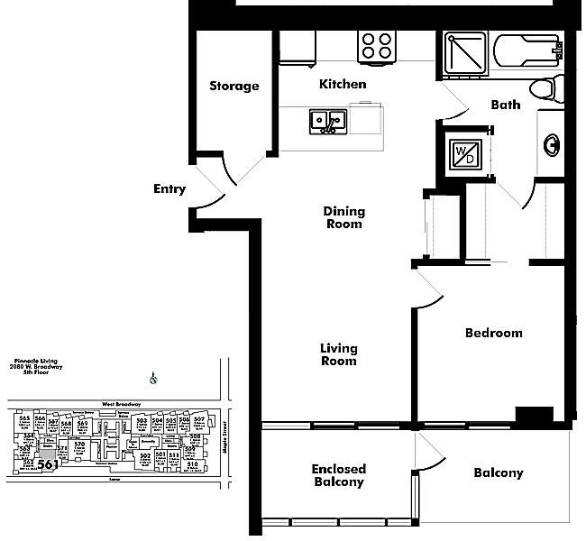 Floor plan 561