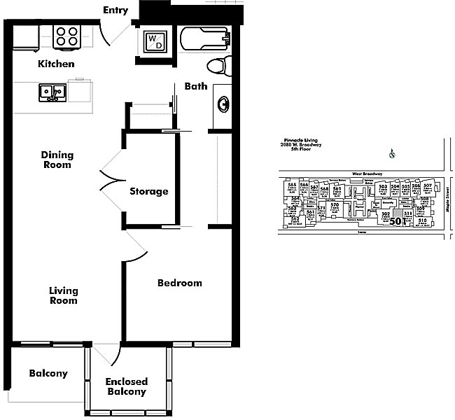 Floor plan 501